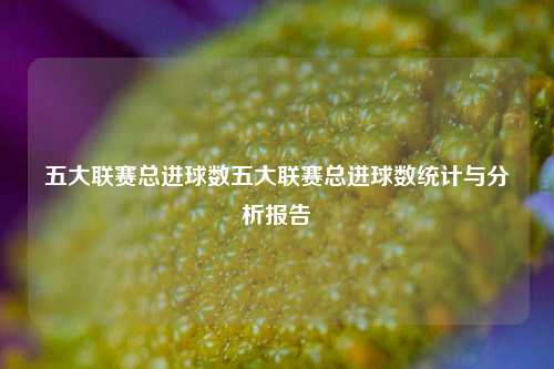 五大联赛总进球数五大联赛总进球数统计与分析报告
